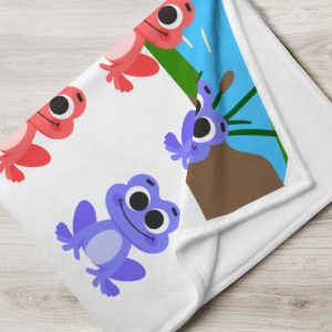 Twistify Frog Pond Blanket – Leap Into the Fun!